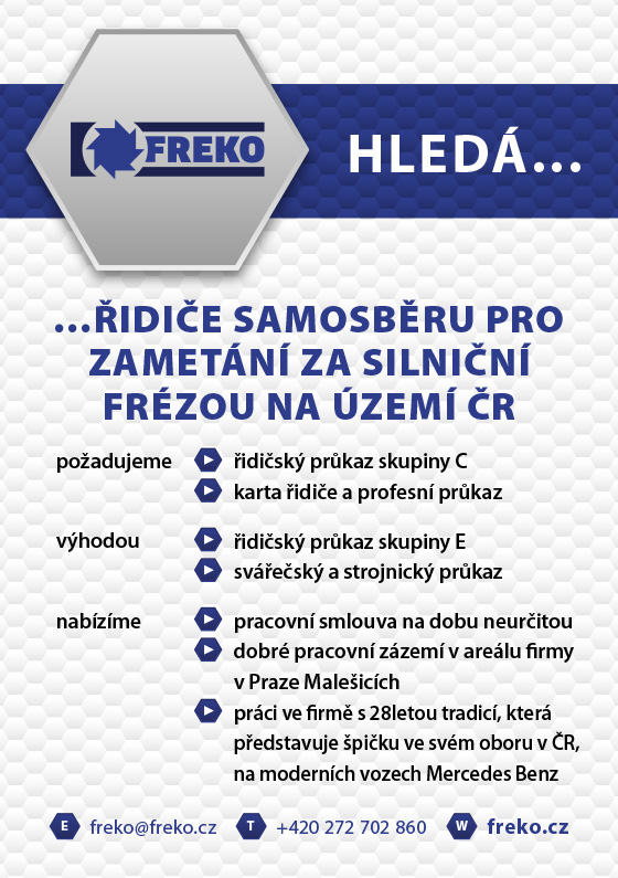 FREKO hledá řidiče